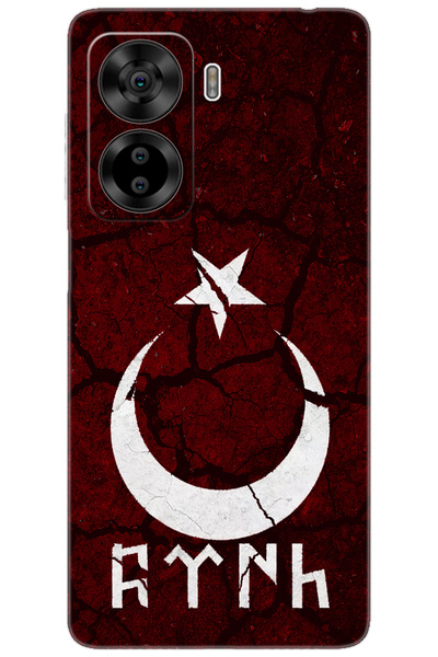 CASPER Via X40 / Via X45 Uyumlu Kılıf Desen Baskılı Silikon Göktürkçe Türk ST...