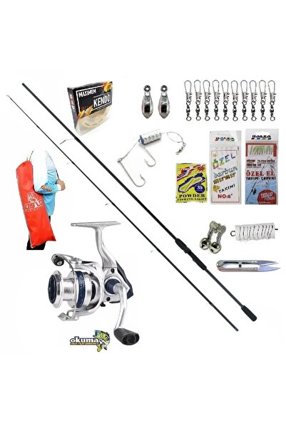 Okuma Aria C3000a Remixon Double Black 270cm 20-40gr Kıyı Spin Olta Takımı Seti