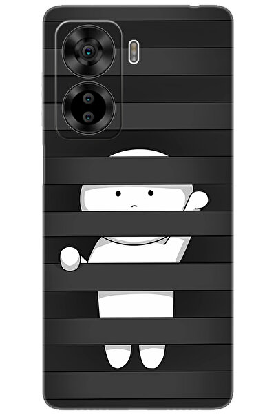 CASPER Via X40 / Via X45 Uyumlu Kılıf Desen Baskılı Silikon Saklanan Karakter STK:665 CP-RZIxYoZ