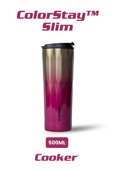 Cooker 0.50 Lt Colorstay ™   Slim Stainless Steel Thermos Camping Office Picnic Thermos