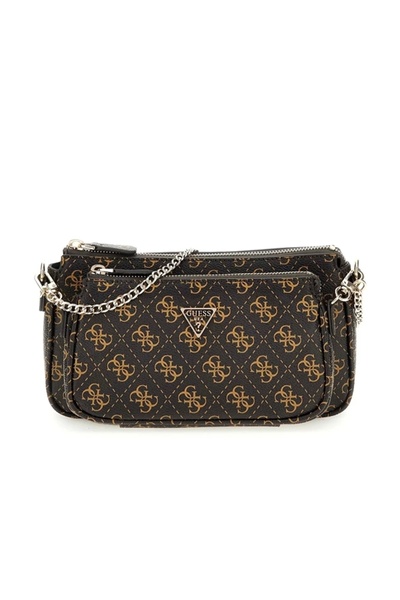 Guess Дамска кафява чанта през рамо Cruise HWQG9672710-BNL