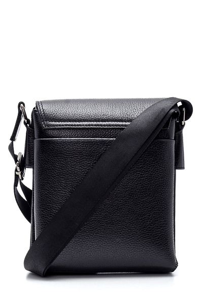 Derimod Erkek Siyah Deri Postacı Çantası 21SBD3106FT