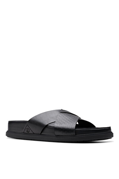 CLARKS Siyah Erkek Terlik Torford Cross