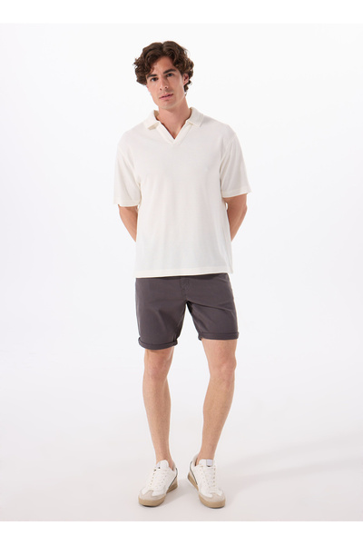 WRANGLER Antrasit Erkek Slim Fit Chino Şort W211205003