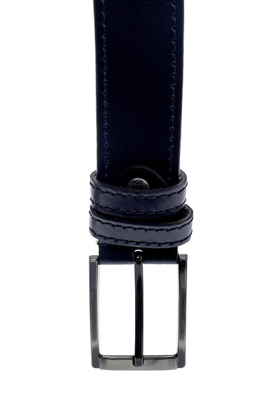 Derimod Men's Navy Blue Leather Belt 000A2D1212118
