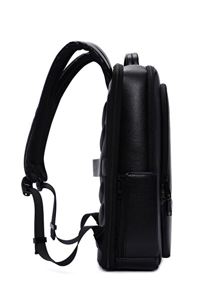 Derimod D-Pack Unisex Black Technological Backpack 23Wbd3001Ft