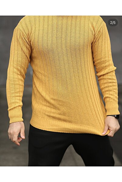 SR Tekstil Otaku Erkek Triko Balıkçı Yaka Boğazlı Kazak