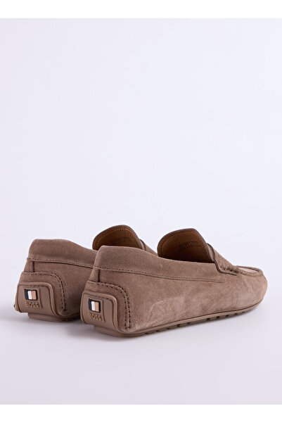 BOSS Deri Bej Erkek Günlük Ayakkabı Noel