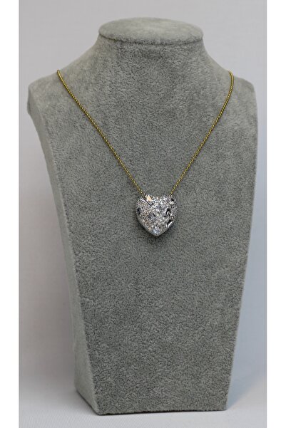 Butik Kadın Çelik Silver Yıldız Kolye