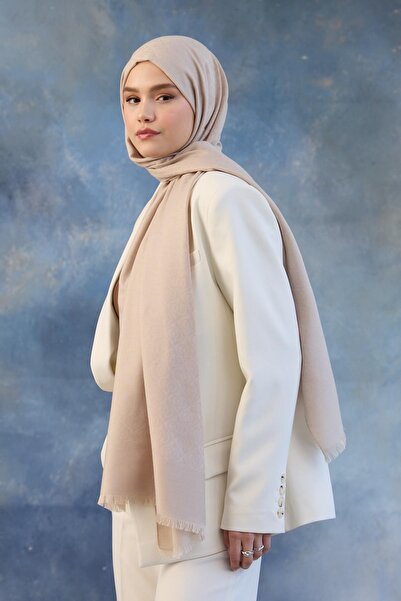 İpekhan Βαμβακερό σάλι ζακάρ παραλίας - Μοτίβο λογότυπου, Μοντέλο 8008-24