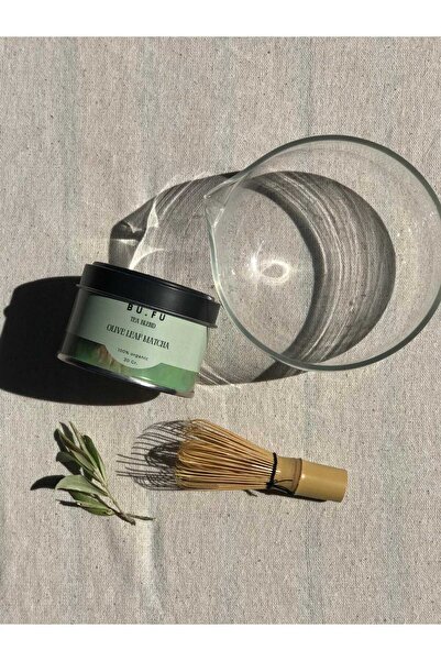 Bufu Zeytin Yaprağı Matcha Latte – El Yapımı, Sürdürülebilir, Doğal Baharatlı Karışım 30 gr