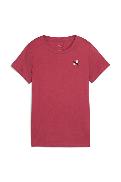 Puma 52655917 Graphics Train Concept Tee White Round Neck Regular Fit Plain Women's T-Shirt