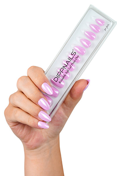 Dippnails Barbie Jel Takma Tırnak Tekrar Kullanılabilir Badem Manikür Seti 30...