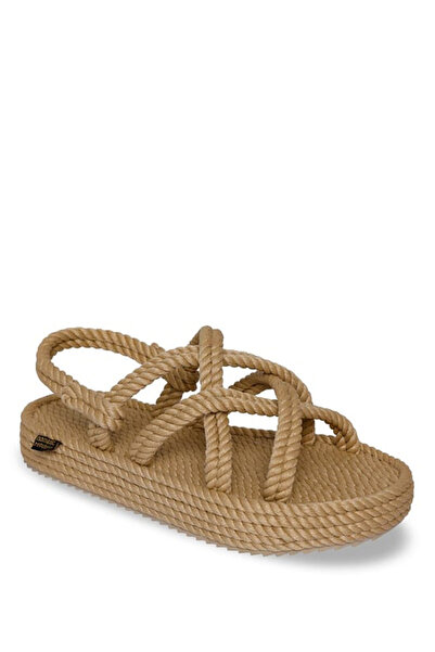 Nomadic Republic Beige Women's Sandals Bod.0012.P