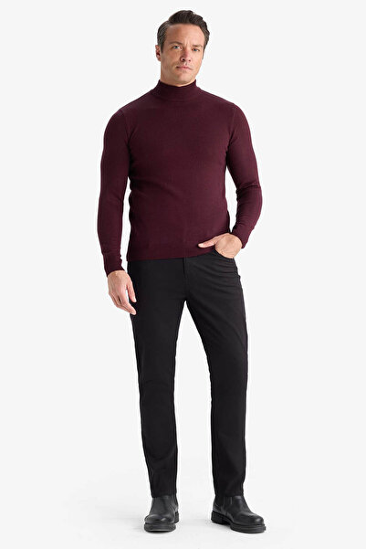 DeFacto Claret Red Men's Sweater R1127Az/Br34