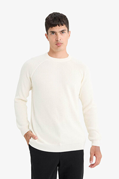 DeFacto Ecru Men's Sweater A8458Ax/Er139