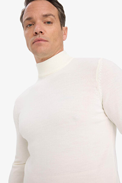 DeFacto Ecru Men's Sweater R1127Az/Er100