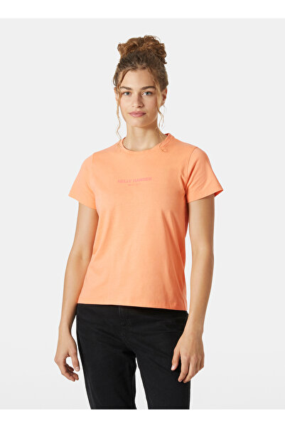 Helly Hansen HHA.54591_HELLY HANSEN W CORE T-SHI Somon Bisiklet Yaka Normal D...