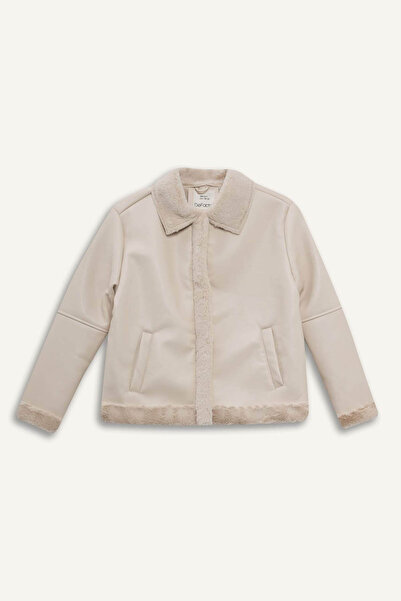 DeFacto Beige Girl's Coat E7963A8/Bg360