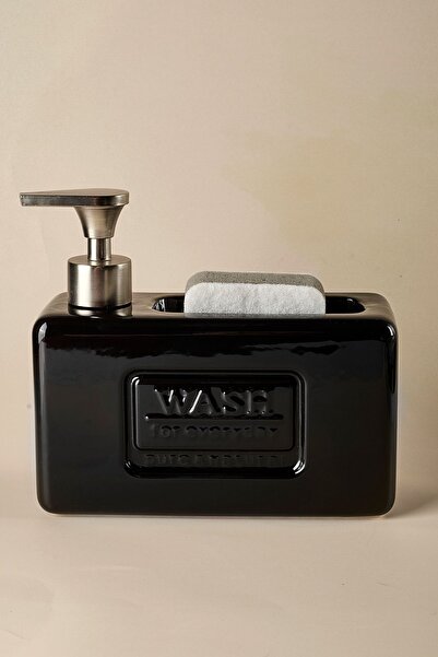 Perotti Std Ash Blacko Porcelain Liquid Soap Dispenser 750 ml Modern