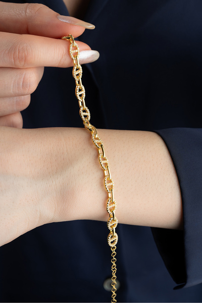 Silvano Jewelry 925 Ayar Gümüş Trend Bileklik