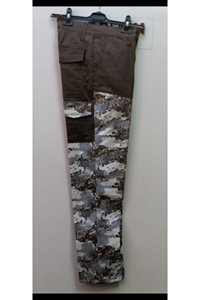 BeyzDenim Coffee Snow Pattern Hunting Hiking Biker Hunting Plus Size Pants