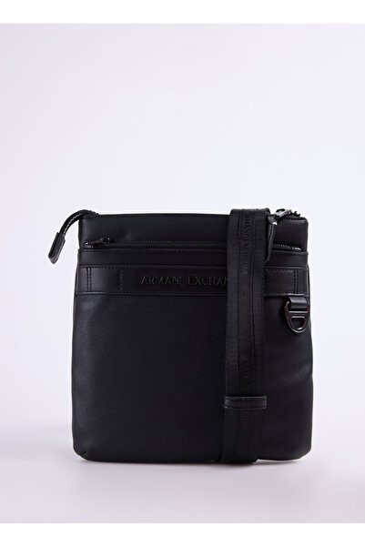 Armani Exchange Siyah Erkek Postacı Çantası TULUM FLAT BAG