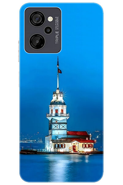 CASPER Via M40 / Via M45 Uyumlu Kılıf Desen Baskılı Silikon Kız Kulesi STK:61...