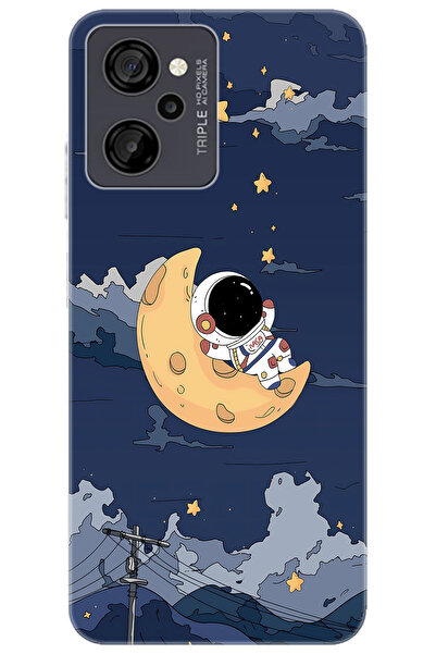 CASPER Via M40 / Via M45 Uyumlu Kılıf Desen Baskılı Silikon Astronot STK:684 ...