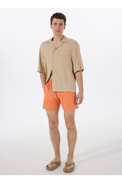 BOSS Turuncu Erkek Şort Mayo Iconic