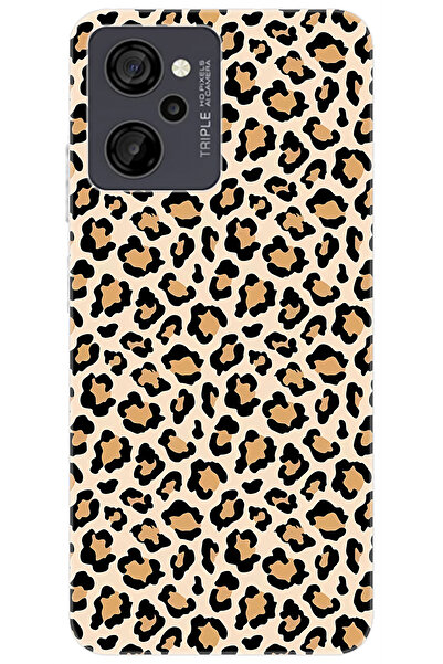 CASPER Via M40 / Via M45 Uyumlu Kılıf Desen Baskılı Silikon Leopar Desen STK:743 CP-p28ghlL