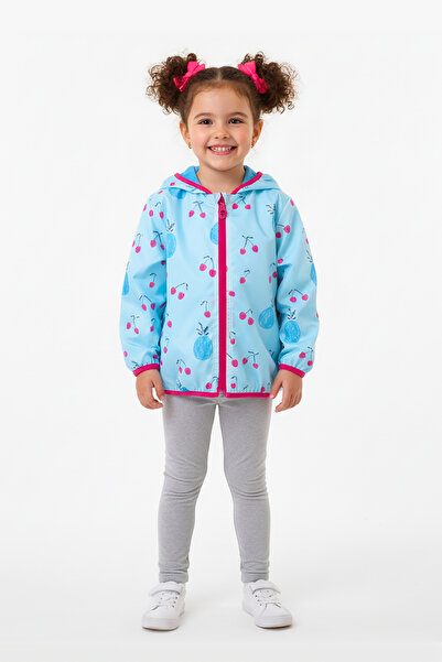 Supriz Sepeti Wind and Waterproof Blue Children's Raincoat