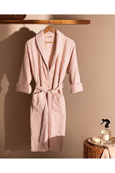 Madame Coco Roesia Schalkragen-Bademantel für Damen