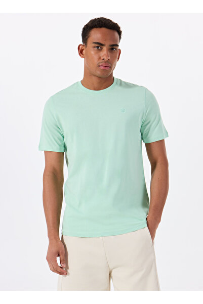 lumberjack Ανδρικό κοντομάνικο μπλουζάκι Mb Ct102 C Nk T-sh 5fx A Mınt