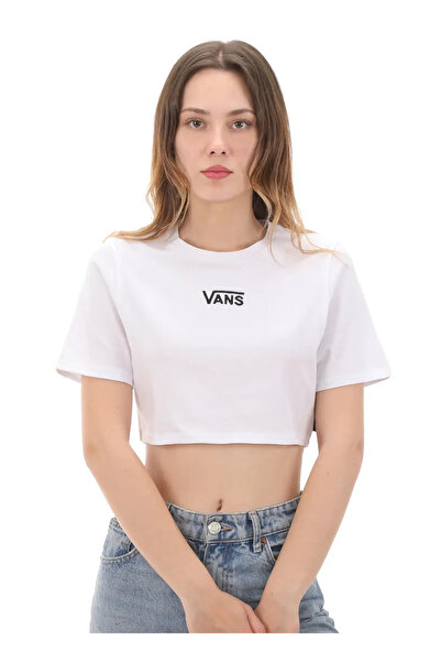 Vans Vn000P5Vwht1-W Style 76 Ii Crew Cro White Round Neck Regular Plain Women...