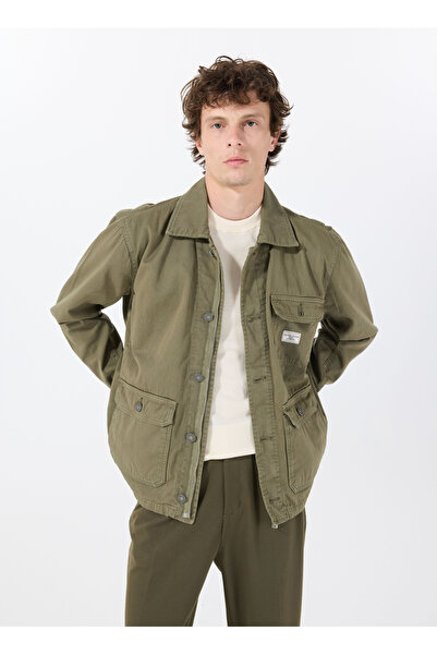 Guess Jeans Standart Haki Erkek Ceket M5RL37WGCV1G8EV GJ PARKA ECO ORG