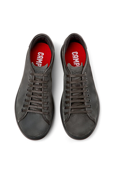 CAMPER Deri Antrasit Erkek Günlük Ayakkabı PELOTAS SOLLER