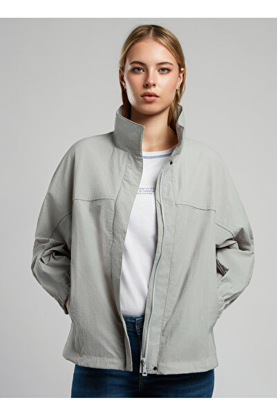 Lee Cooper Light Gray Women's Coat 252 Lcf 232001 Linette A. Gray