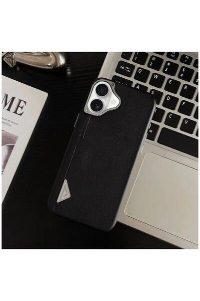 Zebana Apple iPhone 17 Uyumlu Kılıf Arvento Elite Deri Kılıf (Kablosuz Şarj) ...