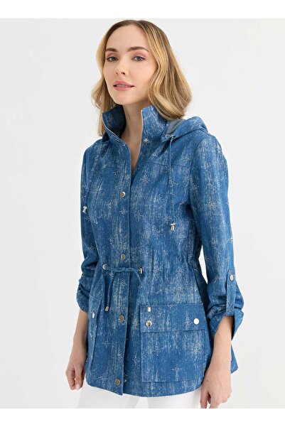 Selen İndigo Kadın Trençkot 25YSL9465