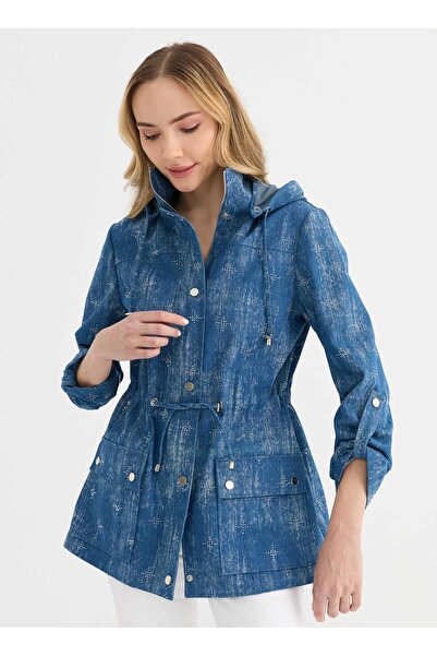 Selen İndigo Kadın Trençkot 25YSL9465