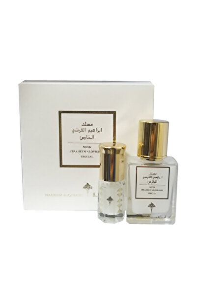 IBRAHIM ALQURASHI Special Musk Mini Ibrahim Al Qurashi Perfume 10 ml and Oil 6 ml for both sexes