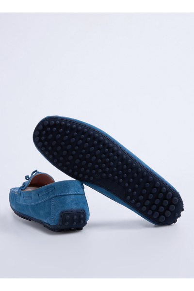 Fabrika Deri Mavi Kadın Loafer D-RARON