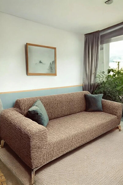 EJMEL JAKAR koltuk örtüsü çekyat kılıfı kanepe örtüsü 3lü esnek lastikli A KALİTE