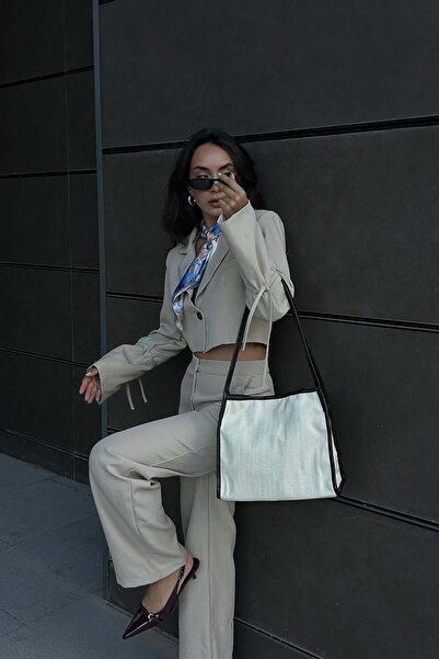 Shule Bags Elna Canvas Shoulder Bag Brown