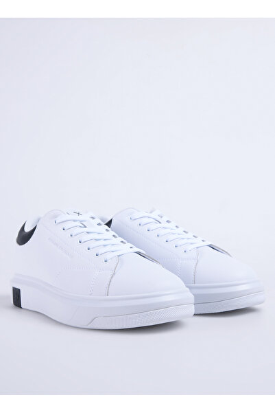 Armani Exchange Logolu Hakiki Deri Sneaker Ayakkabı Erkek AYAKKABI XUX123 XV534 K488