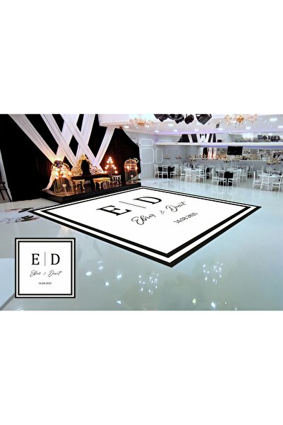 Baskı Madeni 300x300 CM TEK PARÇA & KINA & NİŞAN & SÜNNET DANS PİSTİ