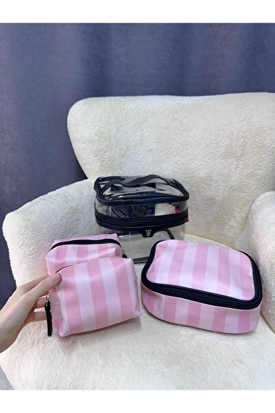 Nues حقيبة مكياج مكونة من 4 قطع