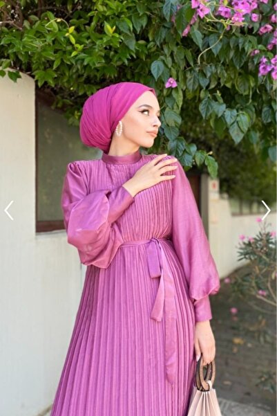 CYM Butik Φόρεμα Hijab με πλισέ σιφόν
