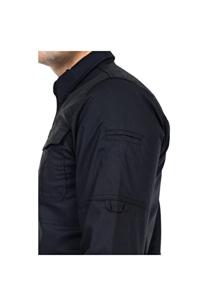 AKN 311 Ανθεκτικό Ripstop Tactical Outdoor Μαύρο πουκάμισο